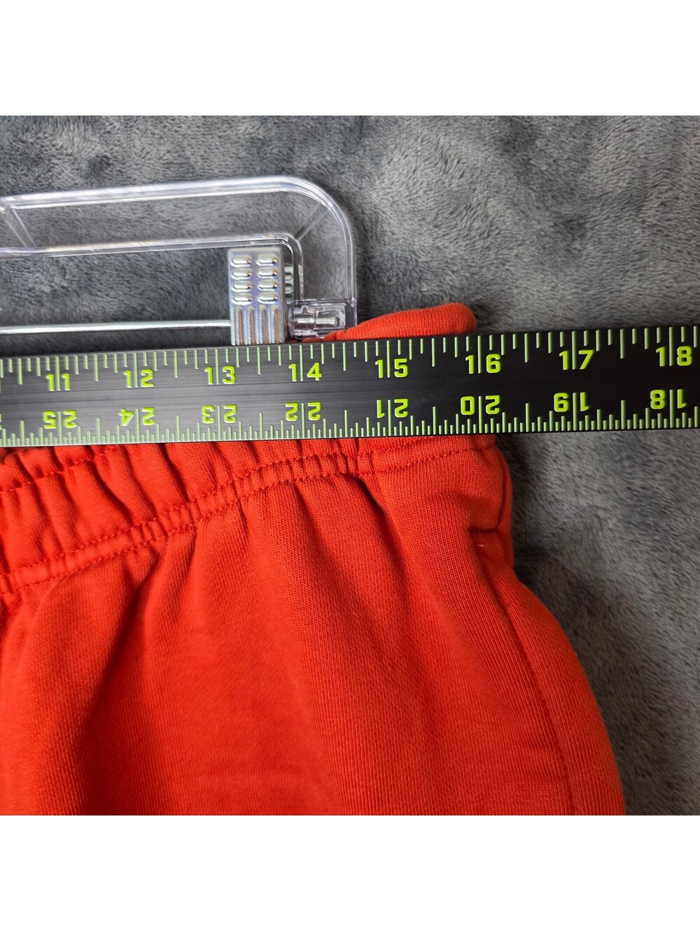 Nike Solo Swoosh Men's Burnt Orange Fleece Pants Sz Large - Picture 4 of 9